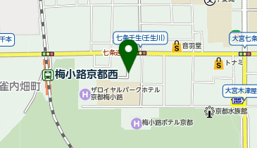 くるっとパーク七条壬生川駐車場の地図画像