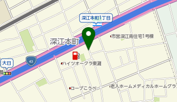 くるっとパーク深江南町2丁目の地図画像