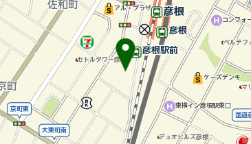 セレパーク彦根の地図画像