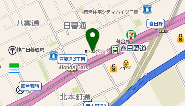 セレパーク春日野道の地図画像