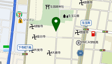 セレパーク生玉町の地図画像