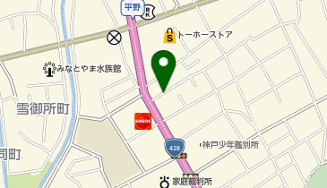 セレパーク下祗園町の地図画像