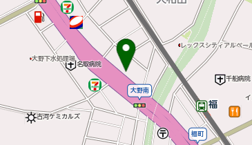 セレパーク大野1丁目の地図画像