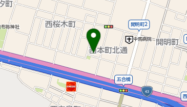 セレパーク西本町北通の地図画像