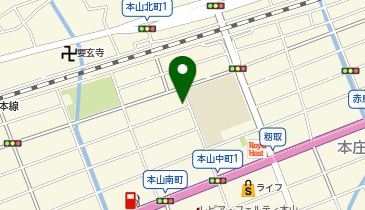 セレパーク本山中町の地図画像