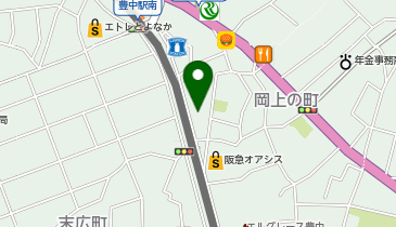 セレパーク岡上の町の地図画像