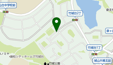 セレパーク泉北竹城台団地第3の地図画像