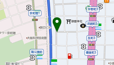 セレパーク瓦町立体駐車場の地図画像