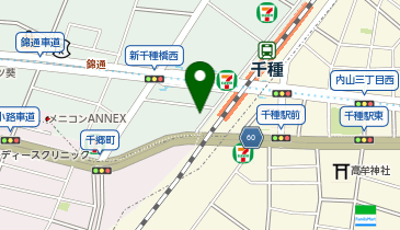 すまいちOne Park千種の地図画像