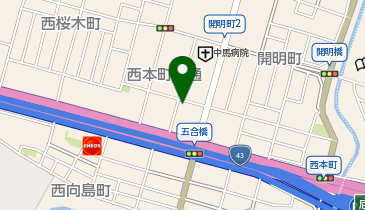 One Park西本町の地図画像