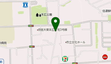 One Park住道駅前の地図画像