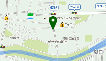 One Park伝法の地図画像