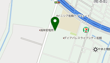 One Parkダイアパレスライブシティ船橋の地図画像