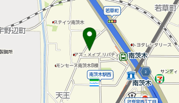 One Park南茨木駅前の地図画像
