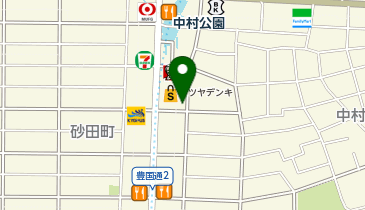 One Park中村公園の地図画像