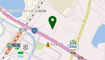 One Park熊取駅前の地図画像
