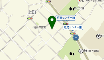 One Park岸和田上町第2の地図画像