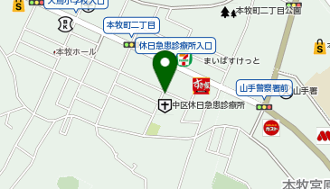One Park本牧町2丁目の地図画像