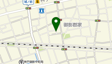 One Park御影郡家1丁目の地図画像