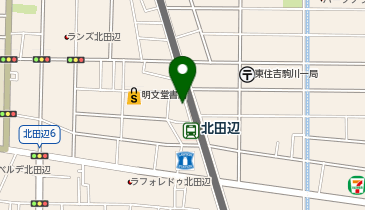 One Park北田辺駅前第2の地図画像