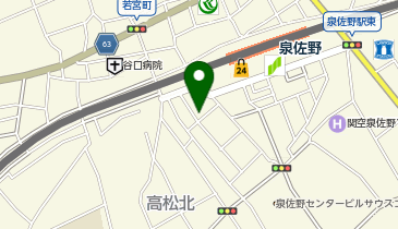 One Park泉佐野駅前第3の地図画像