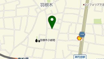 ONE PARK羽根木1丁目の地図画像