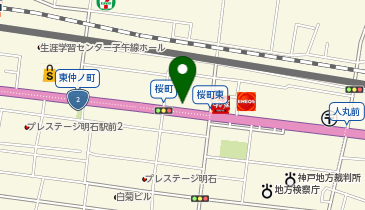 One Park明石東仲ノ町の地図画像