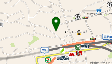 One Park生駒駅前北の地図画像