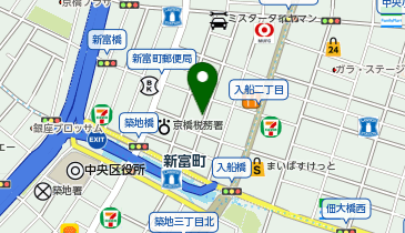 One Park新富2丁目の地図画像