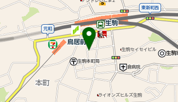 One Park生駒駅南の地図画像