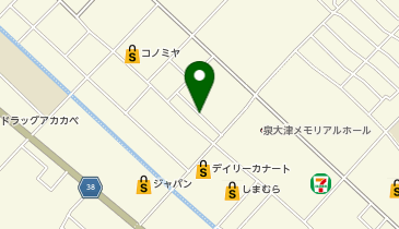 One Park泉大津旭町の地図画像