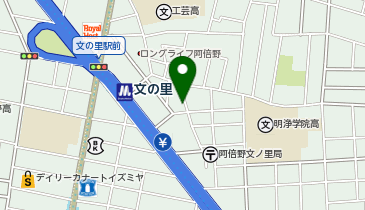 One Park文の里2丁目の地図画像