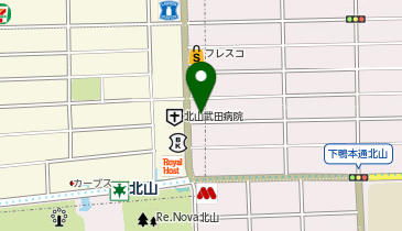One Park 北山駅前の地図画像