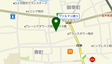 パークイット所沢東町の地図画像