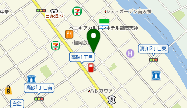 パークイット天神南の地図画像