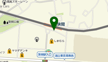 京王コインパーク 狭間の地図画像