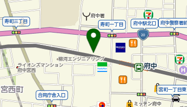 京王コインパーク府中西の地図画像
