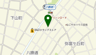 エースパーク弥冨が丘の地図画像