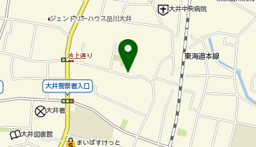 大井4丁目東都パークの地図画像