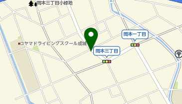 岡本3丁目東都パークの地図画像