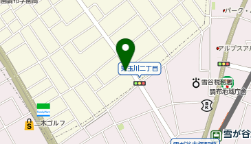 東玉川東都パークの地図画像