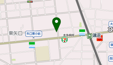 東矢口1丁目第3東都パークの地図画像