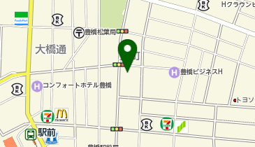 アットパーク豊橋市萱町の地図画像