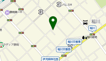 アットパーク静岡稲川の地図画像