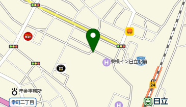 アットパーク日立駅前の地図画像