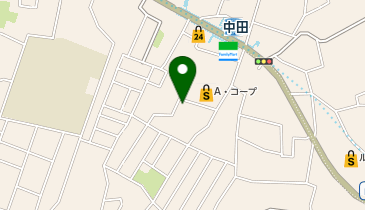 アットパークエーコープ中田第一駐車場の地図画像