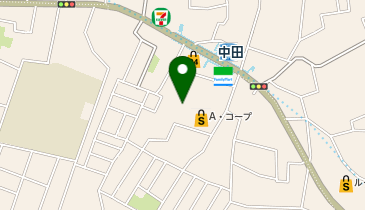 アットパークエーコープ中田第二駐車場の地図画像