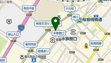 鹿児島地域振興局屋外駐車場の地図画像