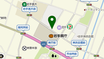 アットパーク盛岡内丸の地図画像