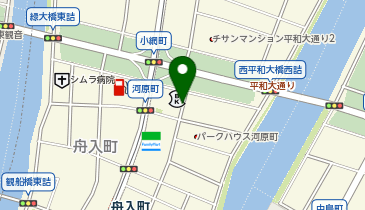 アットパーク平和通の地図画像